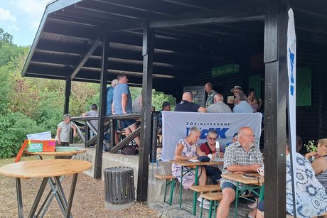 Besucher vom Grillfest Besucher vom Grillfest