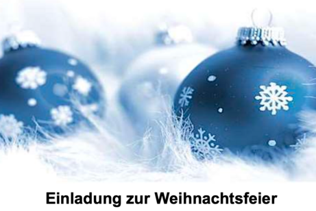 Einladung zur Weihnachtsfeier