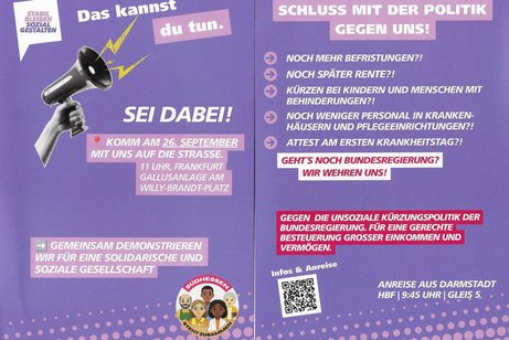 Aufruf gegen Sozialabbau