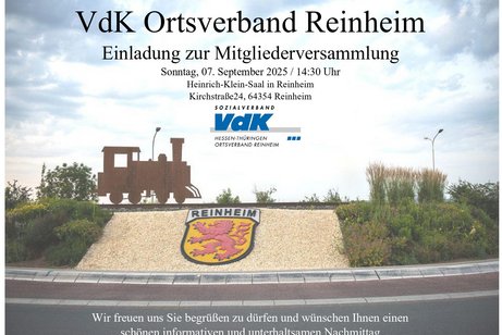 Flyer, Mitgliederversammlung 2025