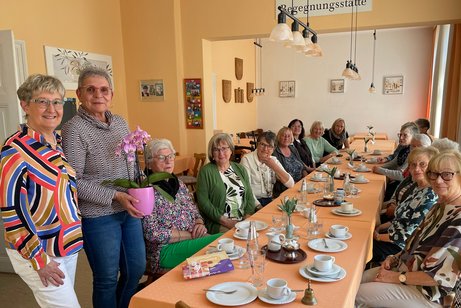 Verabschiedung von Doris Orth als Vertreterin der Frauen beim Ortsverband Bad Hersfeld anlässlich des Frauennachmittages am 6. Mai 2025