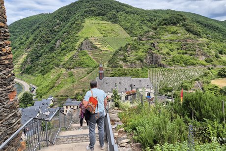 Auf dem Weg zur Burg