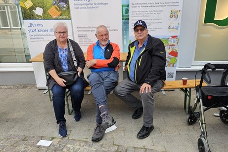 Bei uns sitzt keiner allein