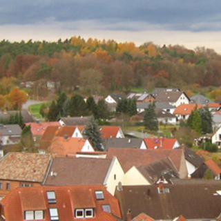 Luftaufnahme der Gemeinde Schaafheim
