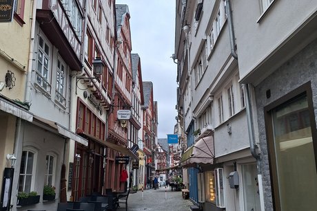 Enge Gasse in der Altstadt Limburgs