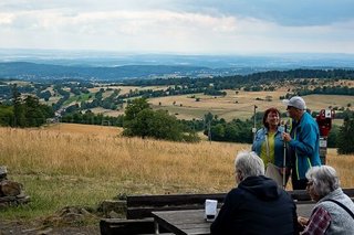 Rast bei der Wanderung