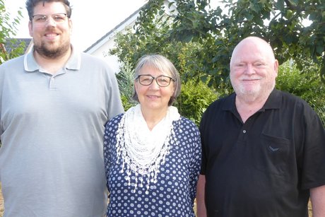 Der Teamvorstand: Alexander Heger, Mechthild und Helmut M&uuml;ller
