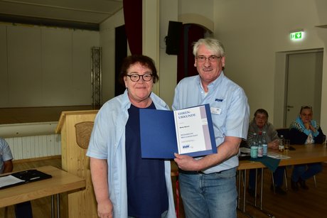 Ehrung f&uuml;r 10 Jahre Mitgliedschaft - Meike Maurer