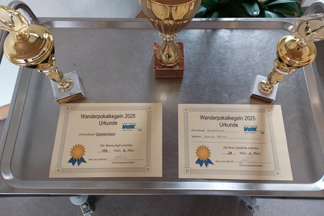 VdK Kaffee-Treff 2025 Die gewonnenen Pokale