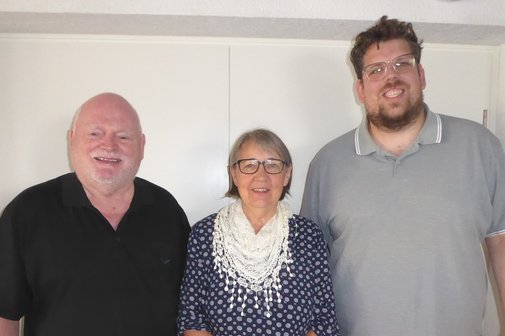 Helmut M&uuml;ller, Mechthild M&uuml;ller und Alexande Heger