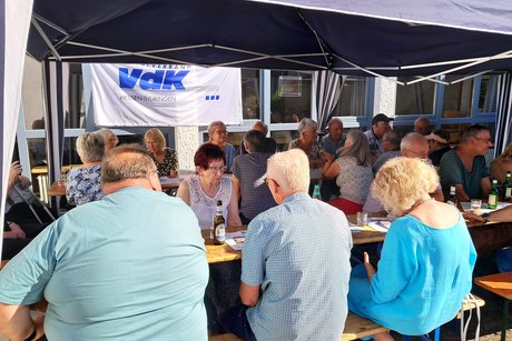 Tolles Wetter und gute Gespräche