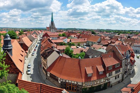 Blick auf Mühlhausen