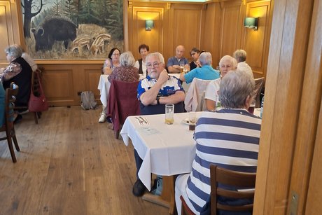 Schlussrast im Gasthaus "Zum Wispertal" in Bad Schwalbach