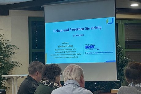 Info-Veranstaltung am 23. Mai 2025