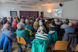 Volles Haus beim Vortrag von Antje Vollmer "Der Schinderhannes und seine Spießgesellen"