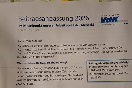 Beitragserhöhung 2026