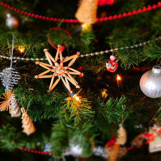 Geschmückter Weihnachtsbaum Geschmückter Weihnachtsbaum