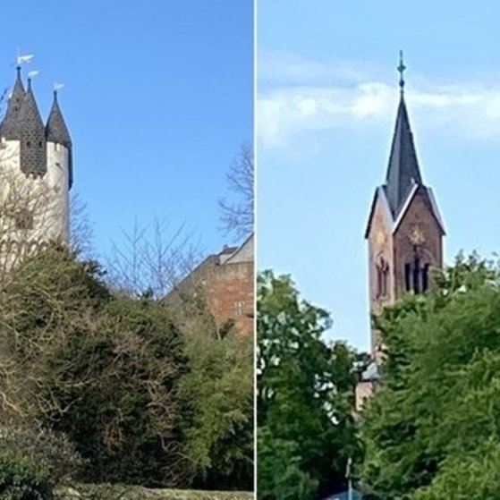 Steinheimer Schloß, Klein-Auheimer Kirche