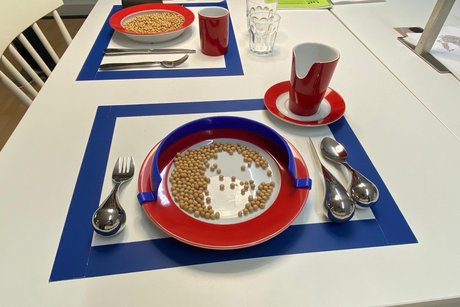 Ausstellungsraum Küche Esstisch