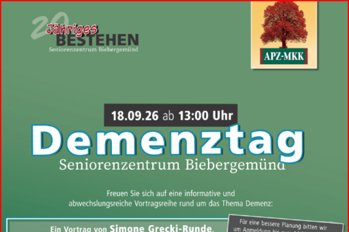 Flyer Demenztag