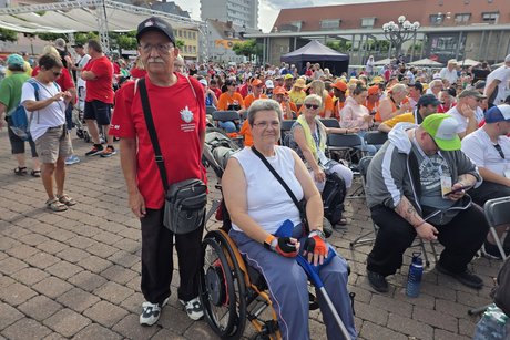 Zwei Pfungstädter Volunteers: Susanne Jäger und Jürgen Klug