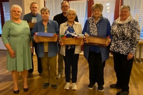 Auszeichnung mit dem Treueabzeichen f&uuml;r 25 Jahre Vereinsmitgliedschaft