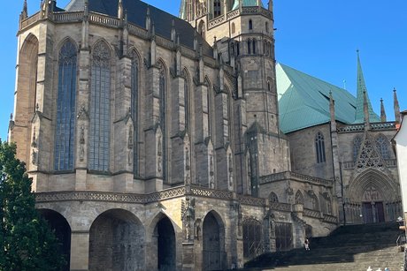 Die Hohe Domkirche St. Marien zu Erfurt, kurz Erfurter Dom, ist der wichtigste und älteste Kirchenbau in Erfurt.