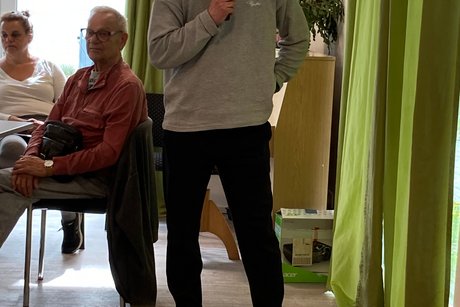 Der Referent Andreas Dickopf bei seinem Vortrag