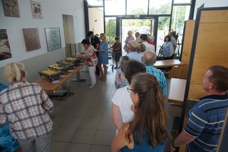 Trotz aller Bemühungen konnte ein Stau am Buffet nicht vermieden werden.