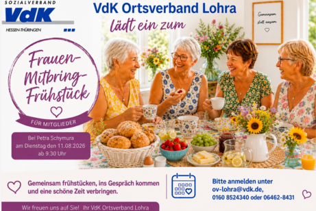 KI generiertes Bild - VdK- Frauen-Mitbring-Fr&uuml;hst&uuml;ck