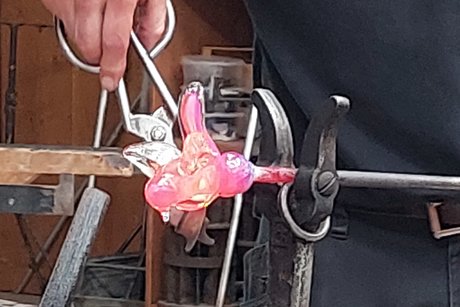 Vorführung Glasfabrik