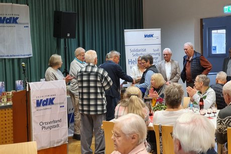 Ehrungen von Mitglieder für 25 Jahre Mitgliedschaft im VdK Ehrungen von Mitglieder für 25 Jahre Mitgliedschaft im VdK