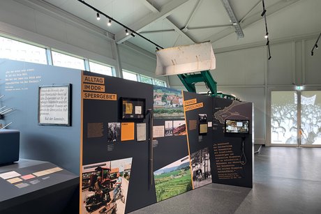 Ausstellungshalle des Grenzmuseums Schifflersgrund