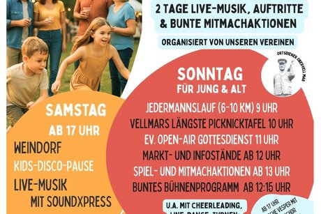 Flyer Bleichwiesenfest
