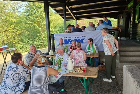 Besucher zum Grillfest Besucher zum Grillfest