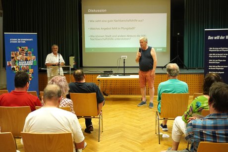 Der Vorsitzende des Kooperationspartners Wohnungsbaugenossenschaft Pfungstadt Harald Polster