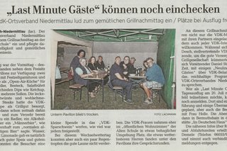 Bericht in der GNZ