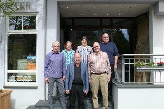 Von links nach rechts: Egon Brand, Christine Kulling, Alfred Strauß, Tina Heck, Stefan Reifenberger und René Zwer