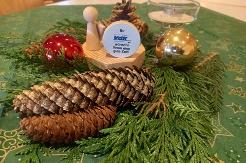 Adventliches Gesteck