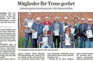 Bericht in der GNZ