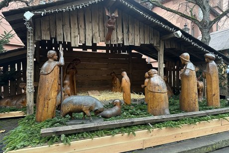 Lebensgro&szlig;e Krippe