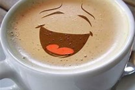Tasse Kaffee Schaum