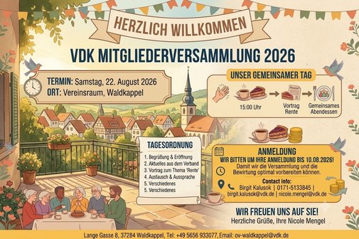 Einladung Mitgliederversammlung 2026