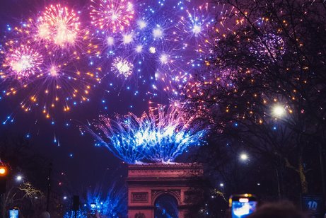 Feuerwerk zum Jahreswechsel
