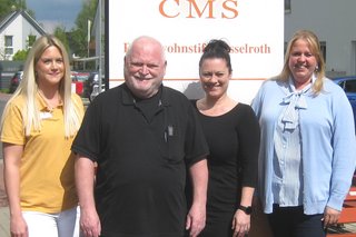 Auf dem Foto sehen Sie von links Julia Accardo, Helmut Müller, Verena Campbell und Pia Altmann.