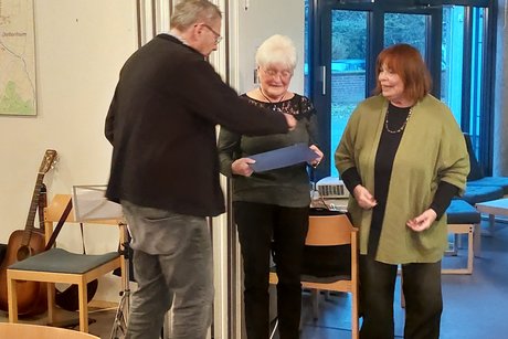 Ehrung von Hannelore Briegel