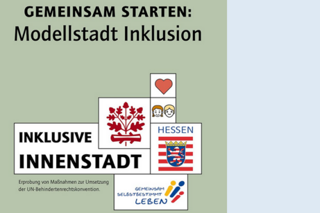 Das Bild zeigt das Logo der Stadt Langen zum Modellstadt Inklusion "Gemeinsam Starten"