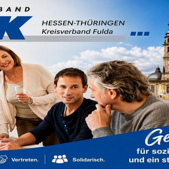 KI Bildcollage VdK KV Fulda und Dom zu Fulda