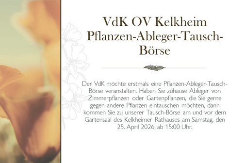 Veranstaltungshinweis