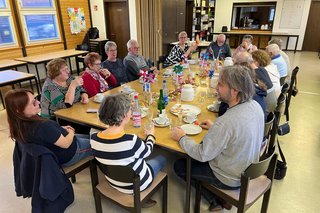 Beisammensein mit Kreppel und Kaffee